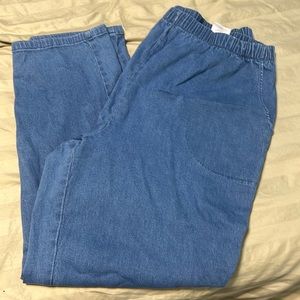 NWOT Denim & Co | Pull-On Jeans | Antique wash | P1X |